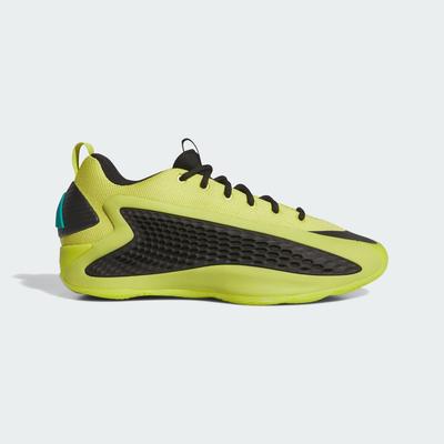 Anthony Edwards 1 Low Basketball Shoes JS1778 Unisex Performance Sports Shoes Preloved Lime / Core Black / Pure Teal