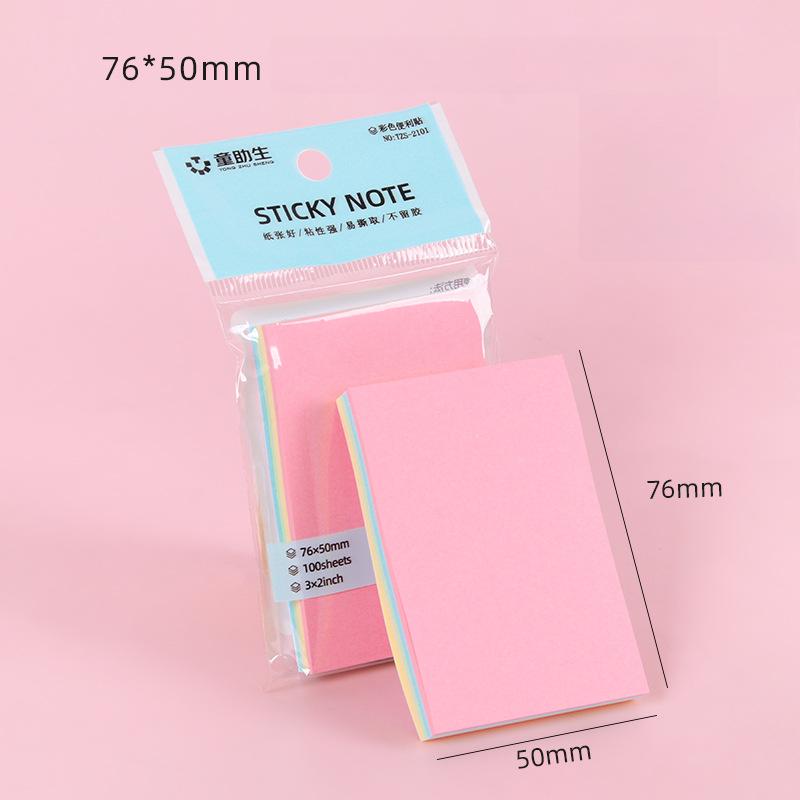 100-Color Sticky Notes - 4-Color Memo Pads, Tearable for Office, Home & School, Perfect for Holidays & Gifting