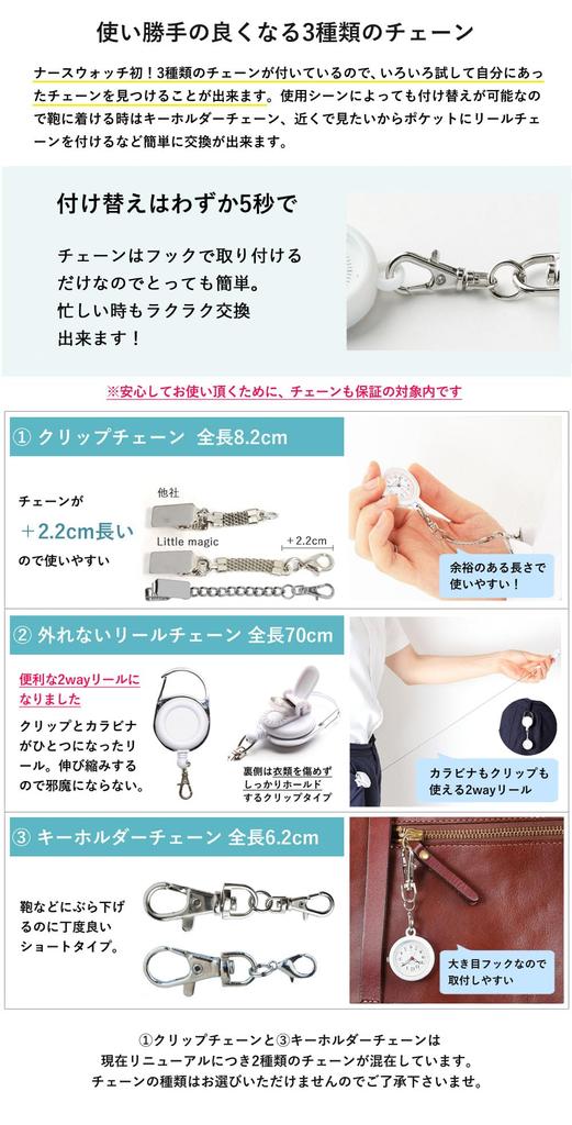 [Little Magic] Часы медсестры, карманные часы, цветные 34 мм (глазурь colore34GRG)