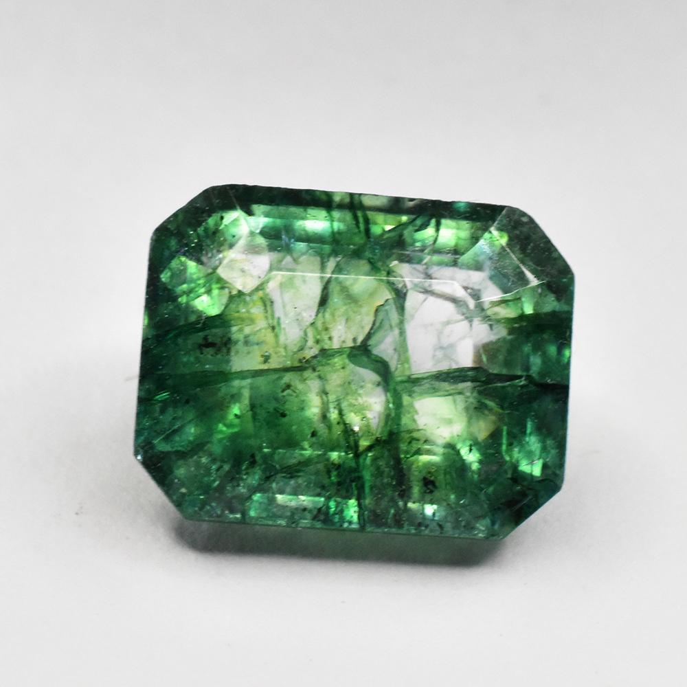 Natural Green Emerald Loose Gemstone 9.95 ct Emerald Cut for Jewelry Making and Gem Collections