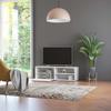 VidaXL Meuble TV Blanc 120x34x37 cm Aggloméré