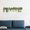90x30 см наклейки на стену с зелеными растениями, водонепроницаемые, самоклеящиеся, из ПВХ, современная гостиная, детская спальня, растение в горшке, зелень, настенное художественное украшение, наклейка