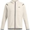 Under Armour Неудержимая флисовая куртка UA на молнии с капюшоном для бега для мужчин, дышащая, свободного кроя, цвет пик-белый 1379806-110
