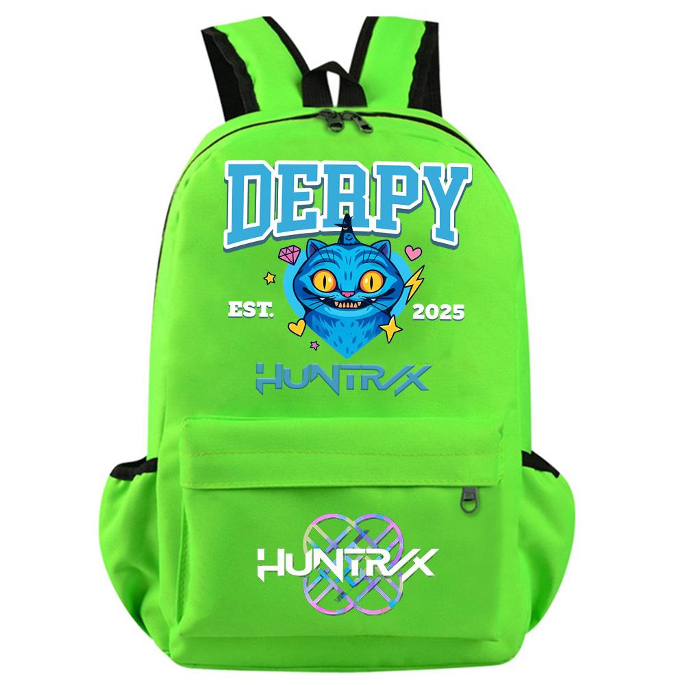Anime Cartoon K-Pop Demon Hunters Printed Backpack for Teenager Student Girl Boy Bookbag Schoolbag Women Large Capacity Waterproof Travel Bag Gift