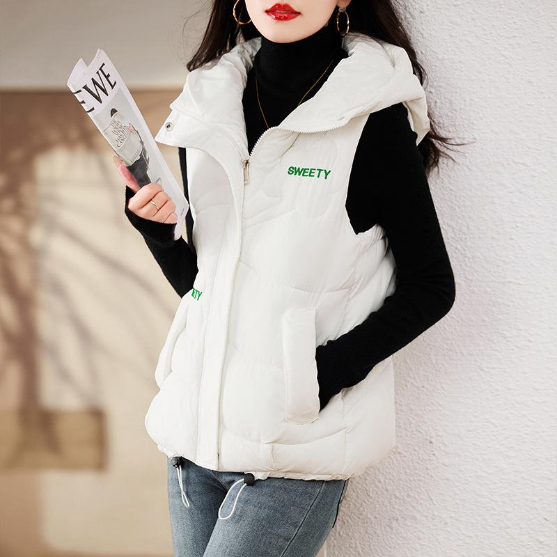 Весна и осень 2023, новое хлопковое пальто, жилет, женское теплое свободное модное и модное пальто