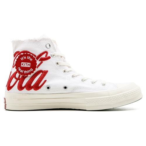 Converse Kith X Coca-Cola X Chuck Taylor All Star Hi 70 White Red 160286C