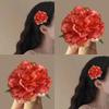 Flower Antique Peony Flower Hairpin Atmosphere Clip Retro Bangs Side Accessories Hairpin Photo Headgear Hair Accessories