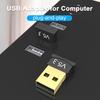 Беспроводной адаптер Plug and Play Поддержка нескольких устройств Низкая задержка Настольный компьютер USB Аудиоприемник Адаптер с поддержкой Bluetooth 5.3