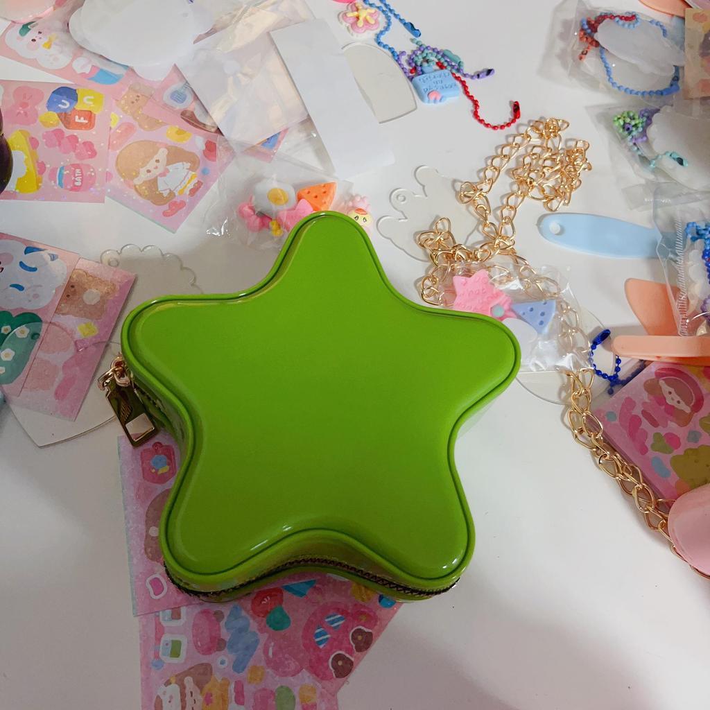 Звездная сумка Милый мультяшный 2025 Сумка: Женская модная сумка-кроссбоди из желе на плечо