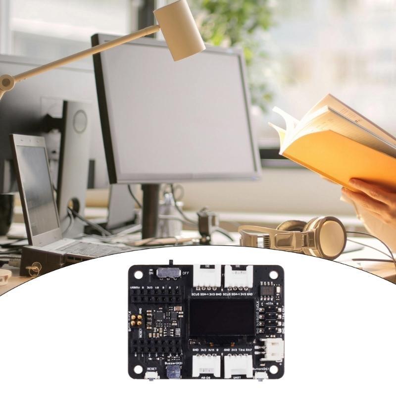 OLED Basic HAT Board for RPi, Quick Prototyping with Rich Peripherals and No Soldering Required