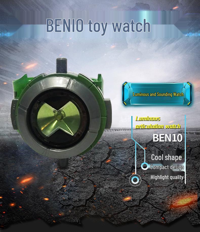 Защитник Земли Бен 10 Светящиеся Звуковые Часы-Игрушка