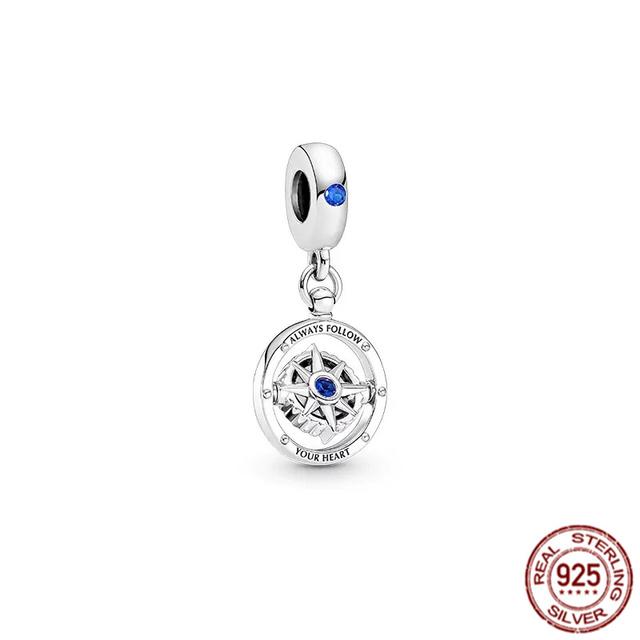 Silver 925 Puzzle Piece Hearts Splittable Friendship Dangle Charm Bead Fit Sweet Fasion Bracelet Necklace Jewelry Gift