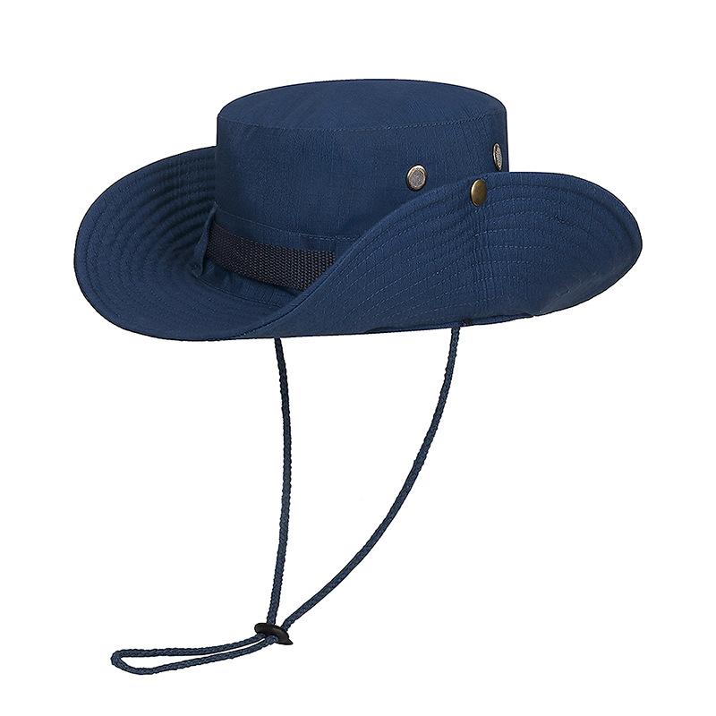 Женская рыболовная шляпа с завязками и большими карнизами, для походов, защиты от солнца, для отдыха, в стиле вестерн, для альпинизма, для рыбалки, из чистого хлопка