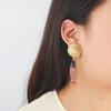 ZAA Роскошный кулон-рыбка Серьги в пляжном стиле Ожерелье Летний Парный Цветная веревка Изысканные трендовые аксессуары