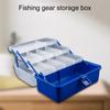Portable 3/4 Layers Lure Bait Storage Box Fishhook Fishline Fishing Gear Protective Case