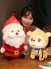 Творческий новогодний рождественский Санта олень плюшевая игрушка милый олень кукла мягкий комфорт праздничное украшение для мальчиков и девочек подарки