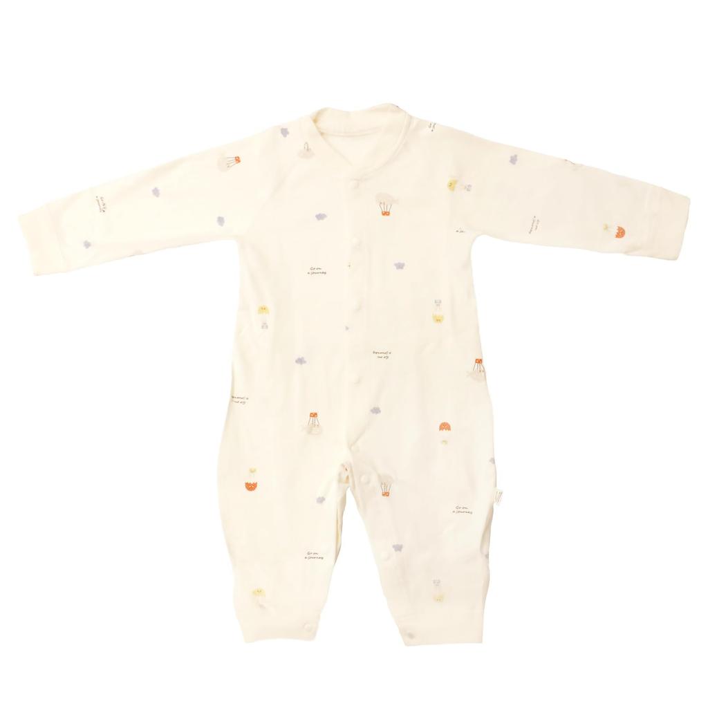 Romper Open Front Baby Long Sleeve Winter Coverall Top and Bottom Boys Girls Balloon 66 [Miracic] TN-RPLS-B-66