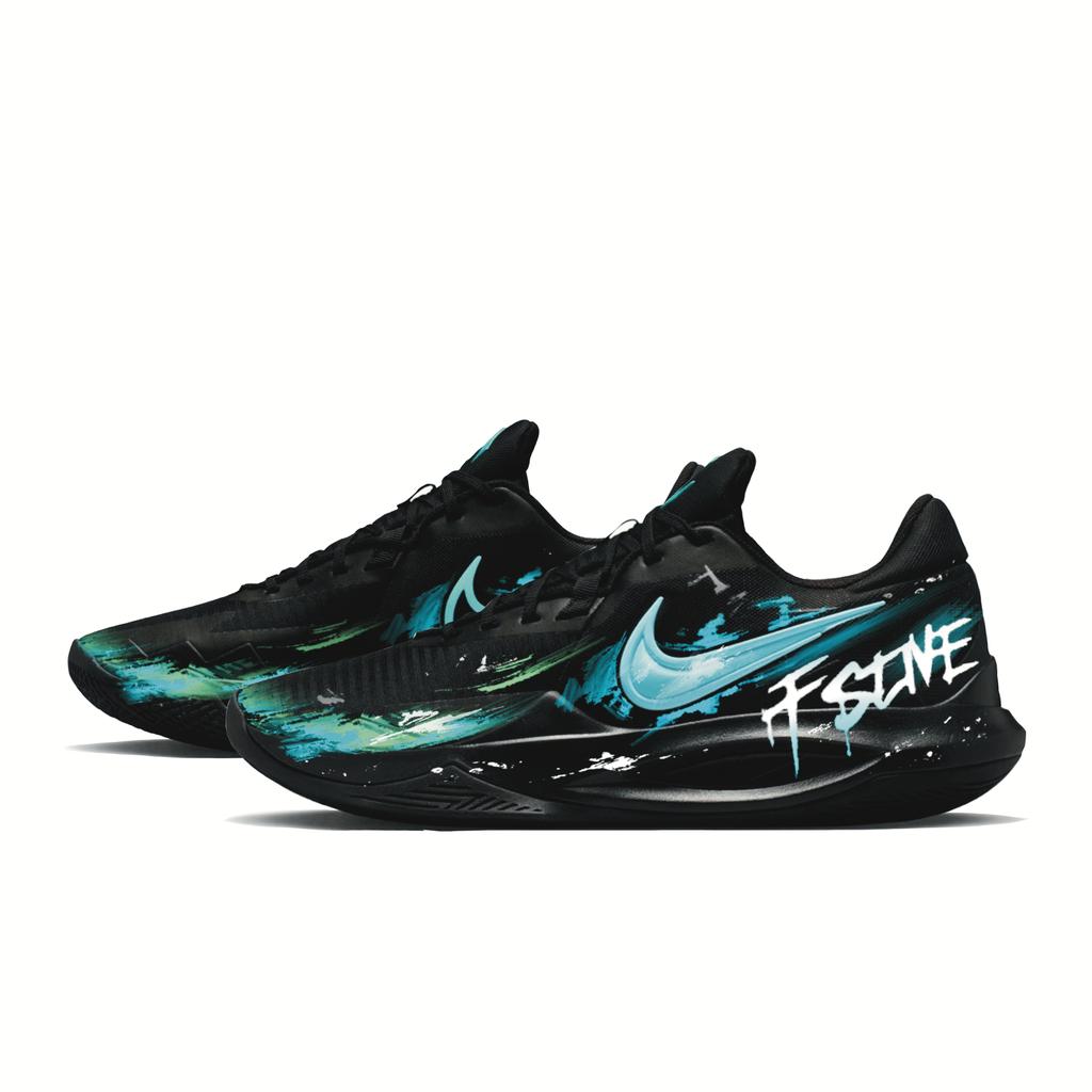 Nike Precision 6 Глубоководная Волна Влагоотводящие Износостойкие Дышащие Нескользящие Низкие Баскетбольные Кроссовки IO7605-040(Команда861-)