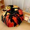Saw Billy the Puppet Windproof Auto 8 Rib Folding Umbrella Portable Outdoor Parasol