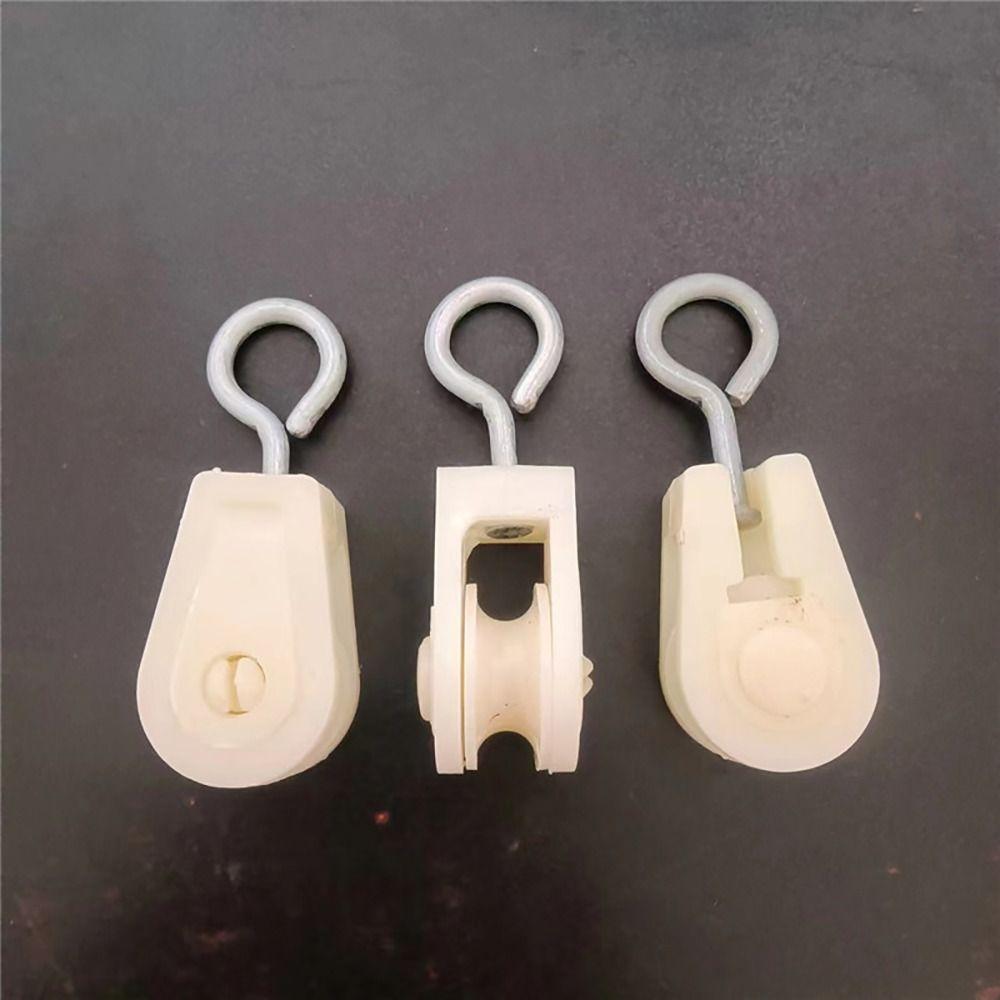 10Pcs Automatic Chicken Saterer Waterline Pulley Nylon Water Line Roller Poultry Breeding Supplies