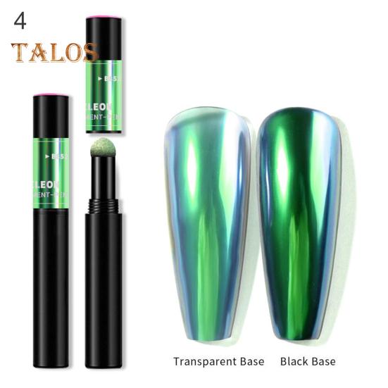 Nail Art Powder Pen Mirror Effect Decorative ABS Pigments Glitter Powder Pen for Salon