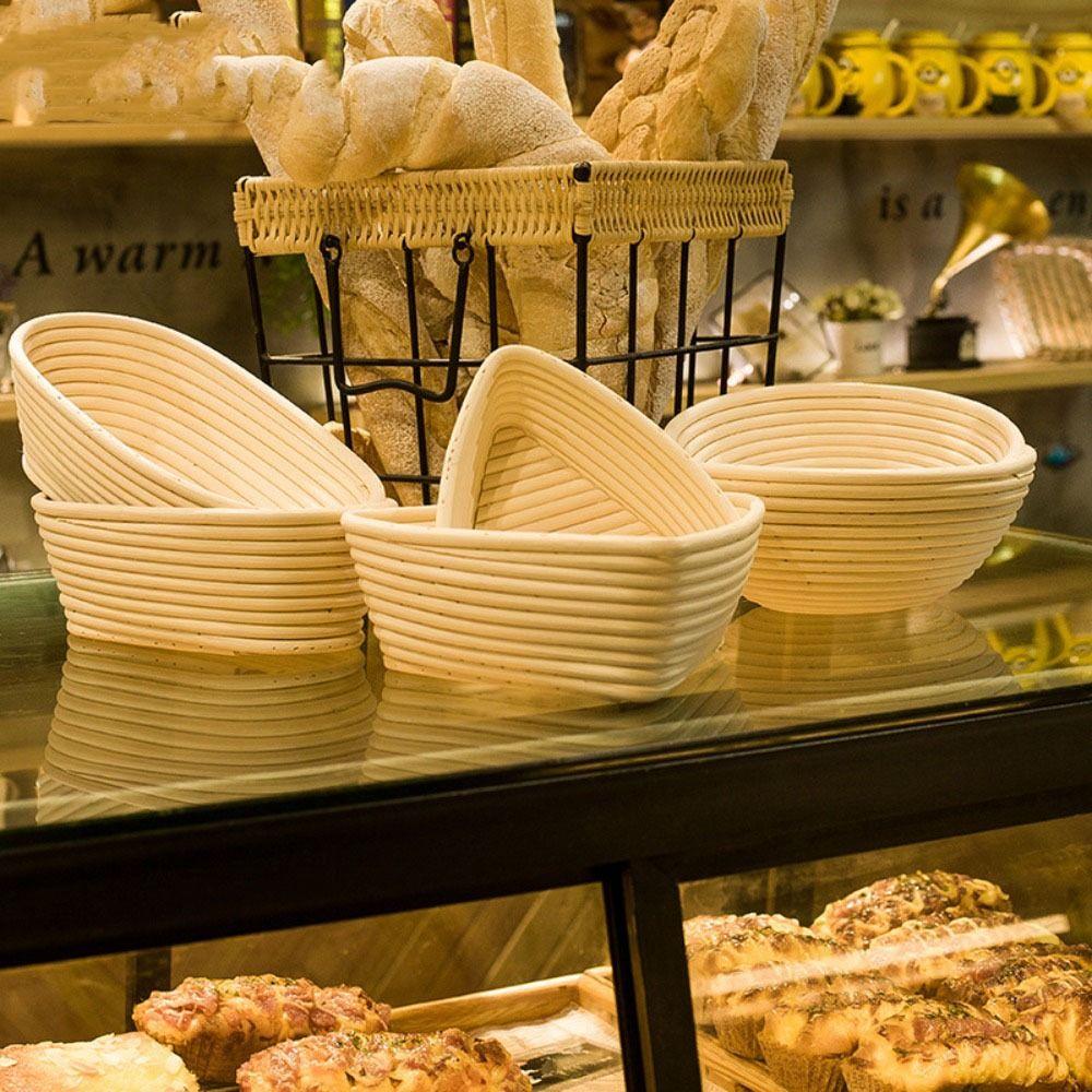 Fermentation Sourdough Basket Oval Banneton Brotform Proofing Baskets Woven Rattan Dougn Bread