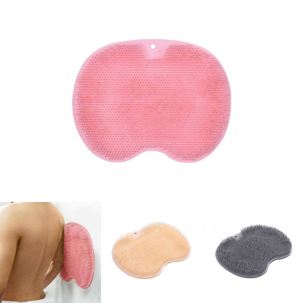 Ленивый массажер для спины и коврик для пилинга ног Многофункциональный коврик для купания и массажа ног с противоскользящим дизайном Розовый/голубой/оранжевый/темно-серый