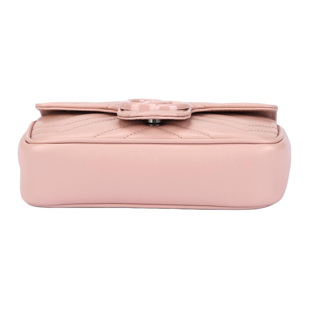 Gucci GG Marmont Belt Bag Perfect Pink Women Shoulder_bags 699757-UM8KV-5909