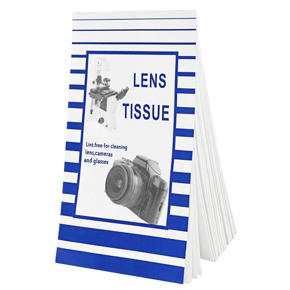 Camera Cleaning Kit Camera Filter Tissue Wipes Booklet Camera Lens Tissue Lens Cleaning Paper