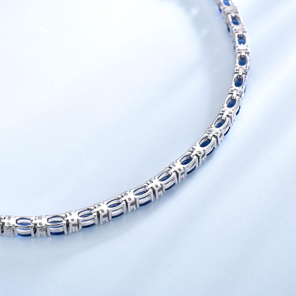 Umcho Женские браслеты из синей шпинели