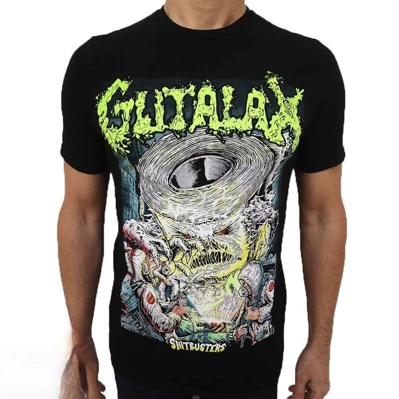 Gutalax «Разрушители дерьма» Черная футболка Cannibal Corpse