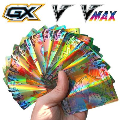 100 шт. Карты Покемон Сияющие VSTAR GX EX VMAX MEGA TAG TEAM Энергия Тренер Чаризард Пикачу Коллекция Боевая Карта S08