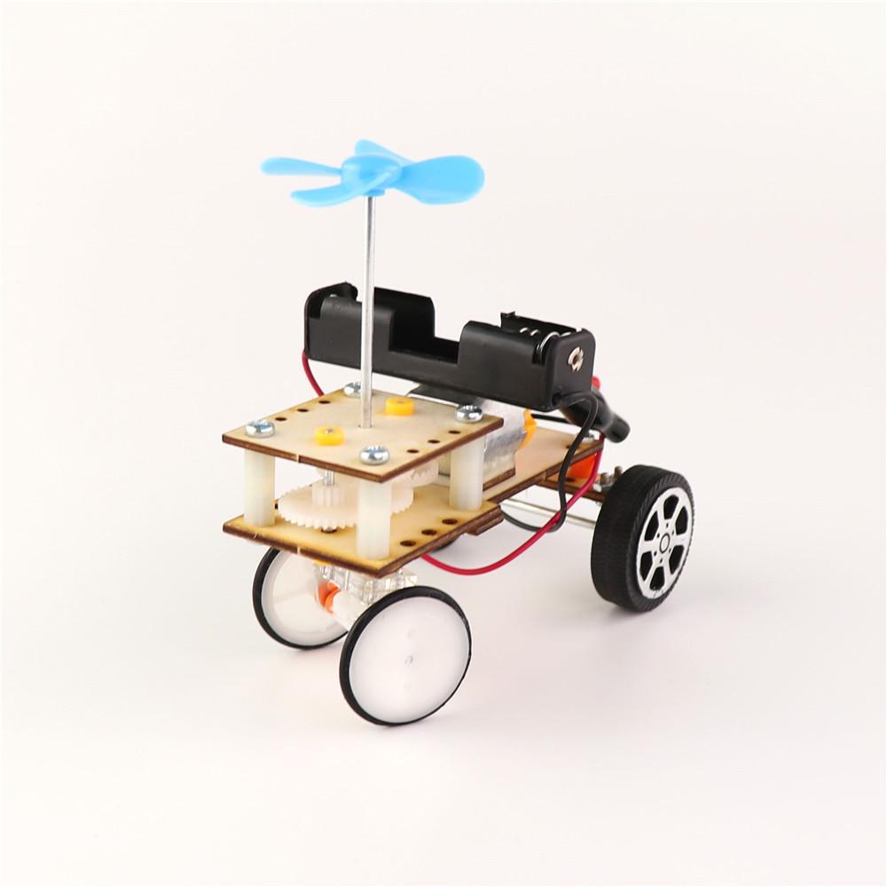 Физика STEM Технология Гаджет Детские Научные Игрушки Автомобиль с Автоматическим Обходом Препятствий Образовательные Игрушки для Детей Поделки Своими Руками