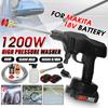 AC 100-240V  1200 Вт Беспроводная автомойка высокого давления Пистолеты-распылители воды с 2 шт. батареями 15000 мАч Машина для чистки для 18 В аккумулятора