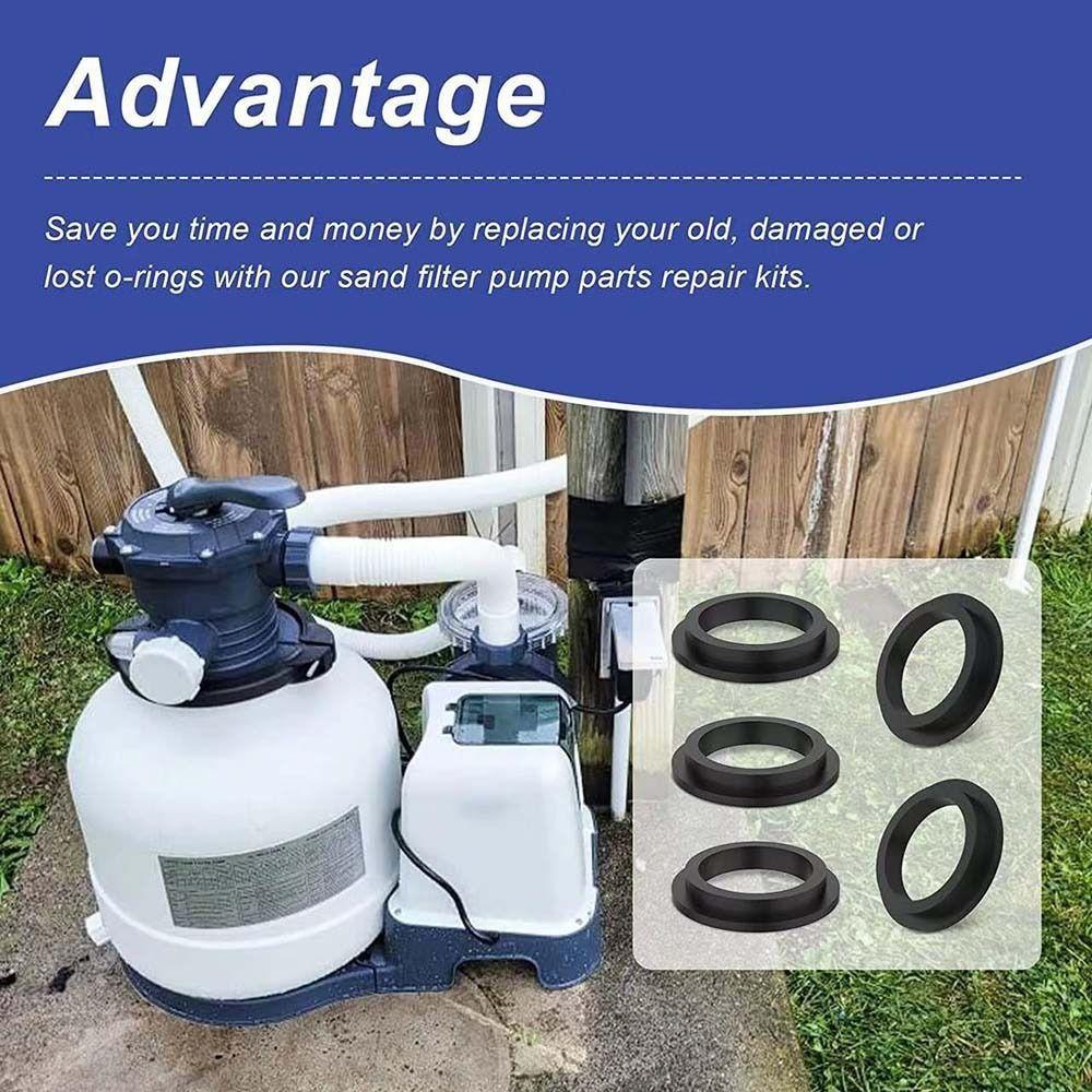 2 шт. 26323CA уплотнительное кольцо для песочного насоса, резиновый фильтр, насос для двигателя, L-образное кольцо для бассейна для бассейна intex