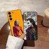 Счастливый F-Face J-Jokers Чехол для телефона для Samsung S26 S25 S24 FE S23 S22 S21 Plus S20 Ultra Note20Ultra Черный Мягкий чехол