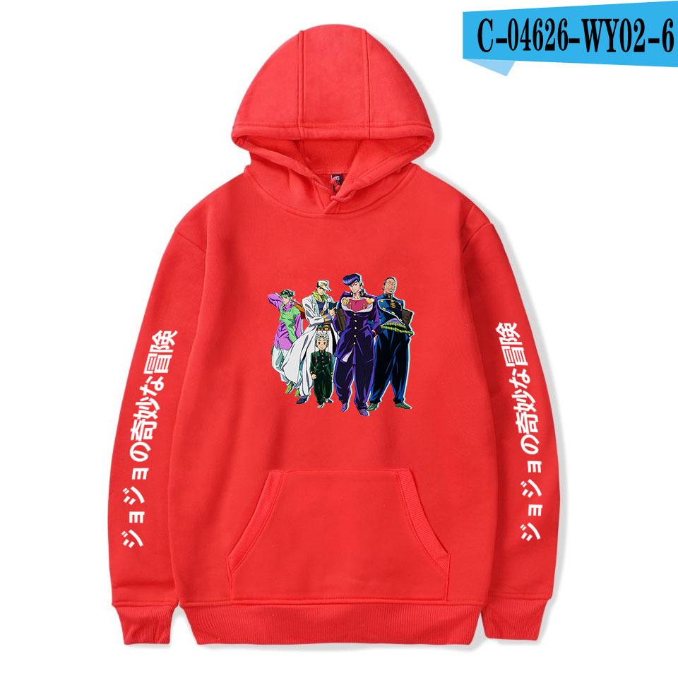 Cartoon Novelty Beautiful Cute JoJo's Bizarre Adventure print Hoodies Sweatshirts Men/Women Sweatshirt Fashion Casual Pullovers