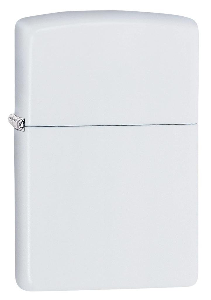 ZIPPO Lighter Plain Matte White 214 Imported [Regular Product]