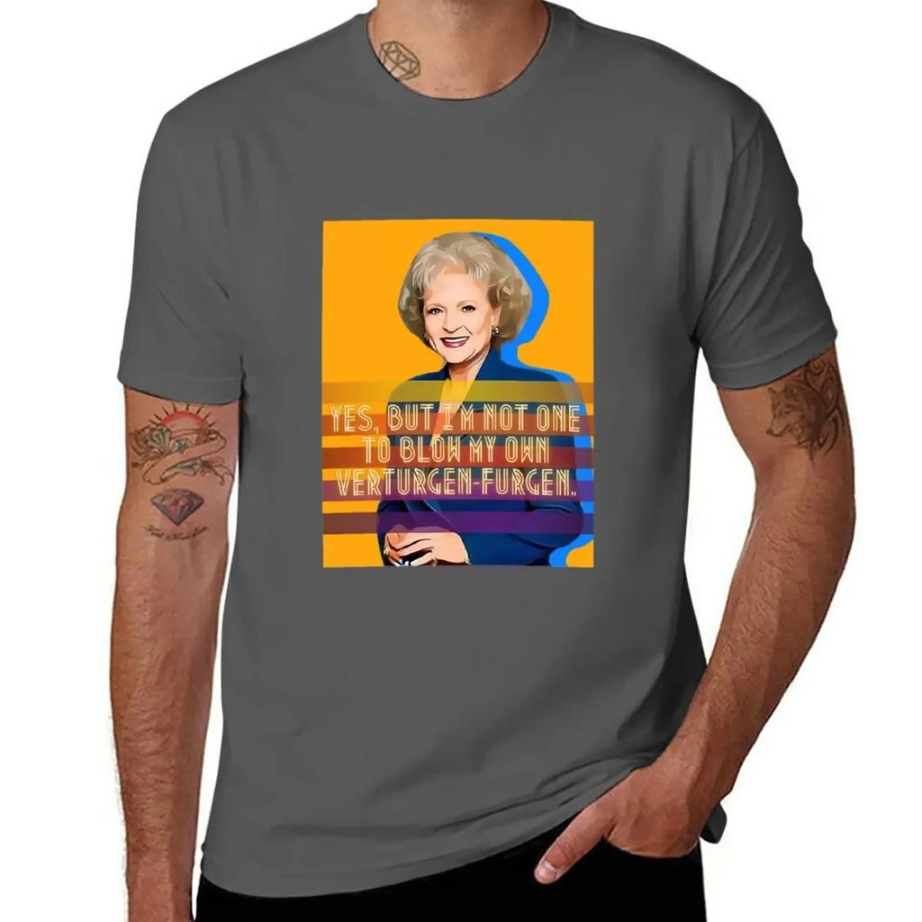 Rose Nylund T-Shirt animal prinfor boys blanks funnys t shirt for men