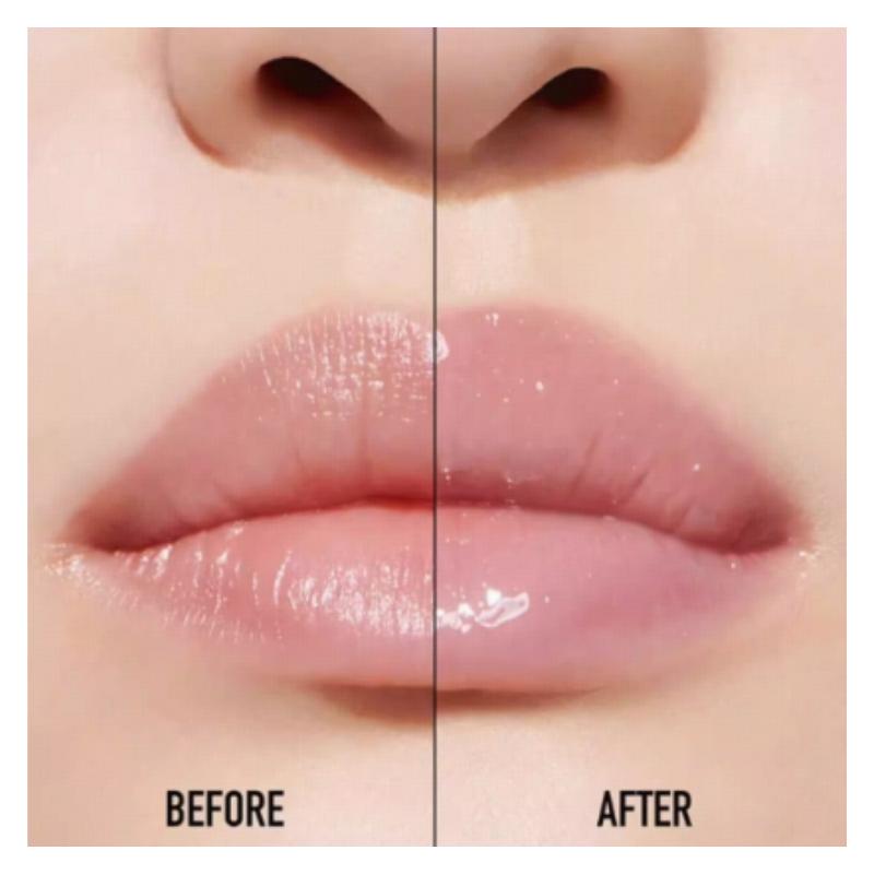 DIOR Enchanting Lip Plumping Lip Gloss, Hydrating, Moisturizing, Soft and Non-sticky, Pure Lustful Lips, Cosmetics 002 Opal No Gift Box Gift Bag
