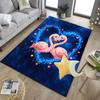 Love Birds In Heart Office Rug Chair Mat, Entryway Carpet, Suitable for Front Door, Bedroom, Living Room, Desk, Holiday Gift