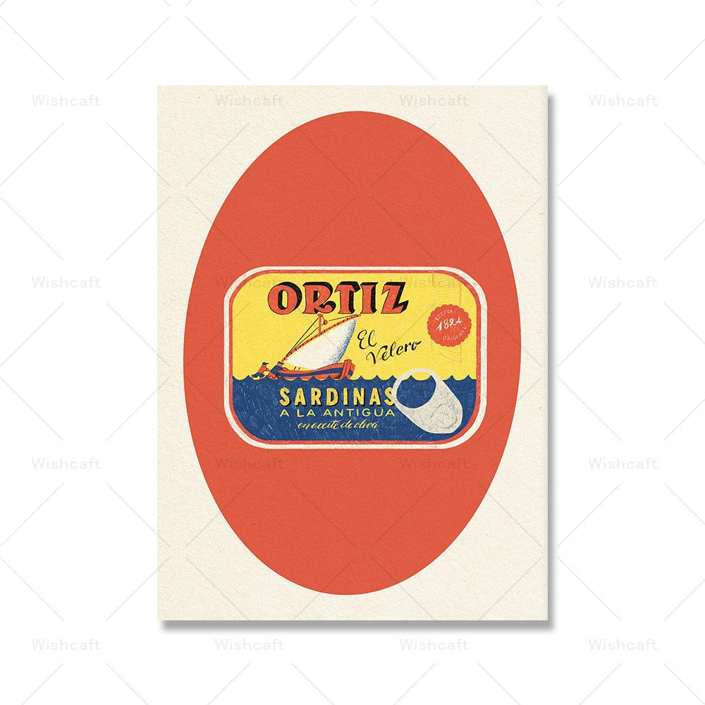 Японский постер с едой, продуктовый магазин, рамэн, суши, фрукты, рыба, банка, настенная художественная печать, холст, современный кухонный декор, ретро картина с кофе