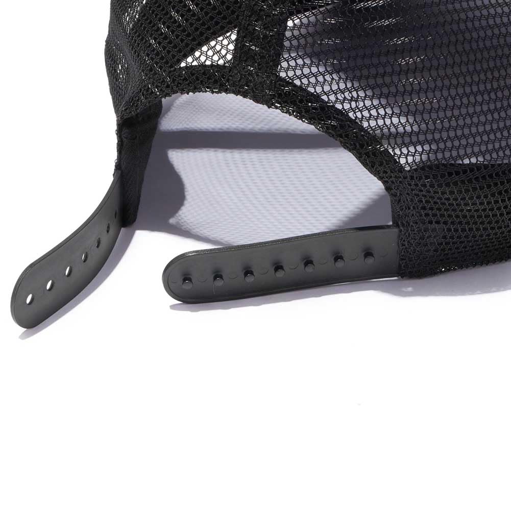 Кепка с сетчатым логотипом North унисекс, черная, свободный размер [The Face]