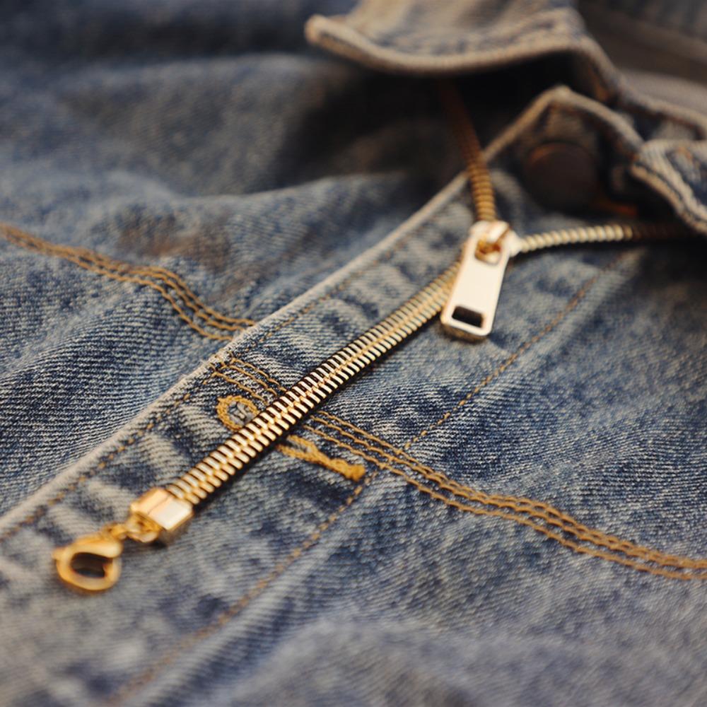 Choker Zipper Necklace Hip-hop Clavicle Necklace Fashion Pull-able Zipper Sweater Chain Couple