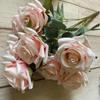 Sophisticated Faux Rose Arrangement For Wedding Venue Table Centerpiece