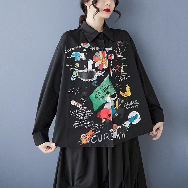 Длинные рукава свободные хлопковые рубашки и блузки для блузки Повседневные свободные топы весна-лето женские рубашки на пуговицах