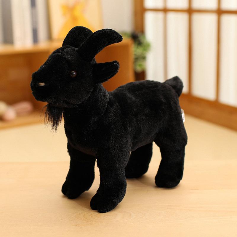 Имитация козы кукла плюшевая игрушка белая кукла-овечка детская успокаивающая тряпичная кукла подарок на день рождения