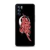 Неоновый чехол для телефона Samurai Oni Mask для Oppo Find X5 A54 A53 A52 A9 2020 A15 A95 A16 A76 A74 A12 Reno7 SE Reno6 Pro Plus 5G