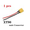 XT60 XT30 XT90 T-образный EC5 Разъем Папа Мама Косичка 10 см 12AWG 14AWG 16AWG Силиконовый Провод для RC Lipo Аккумулятора