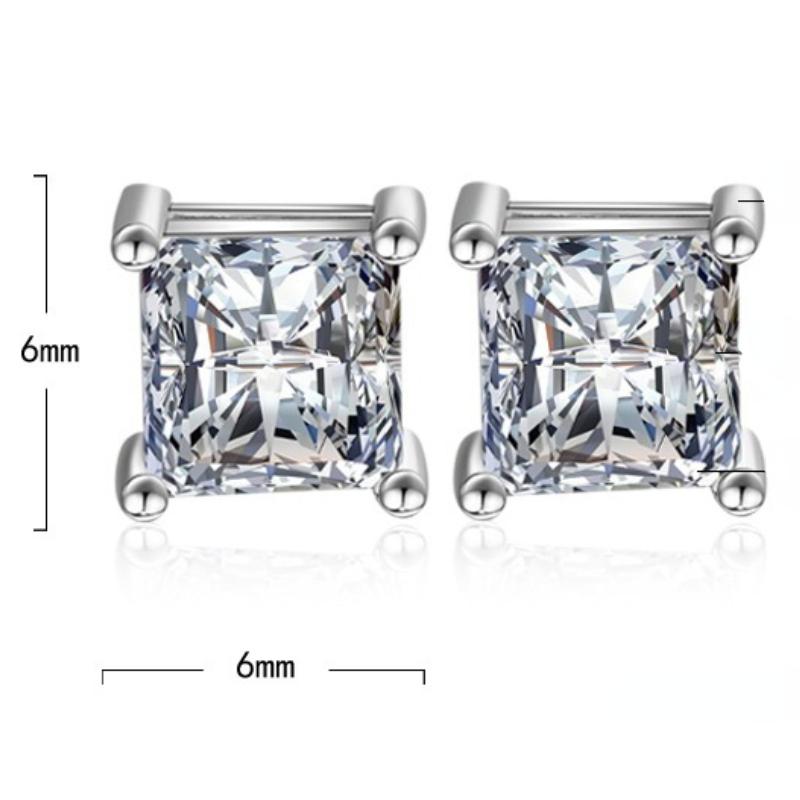 Женские винтажные корейские модные элегантные антиаллергенные 925 посеребренные простые серьги-гвоздики для ушей, женские украшения для ушей, рождественские подарки